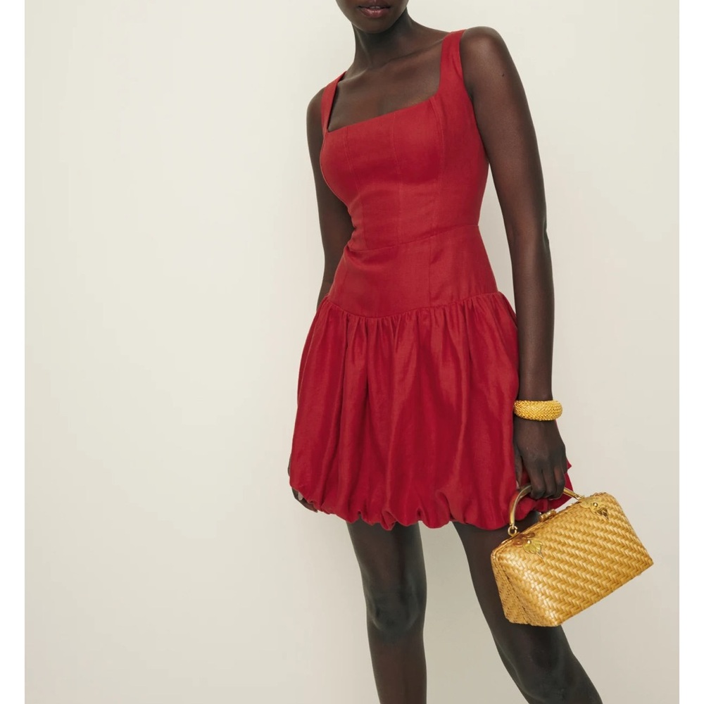 Reformation Red Mini Dress